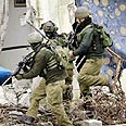 IDF Soldiers on patrol in full battle gear